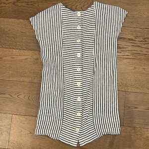 Madewell striped shift dress size small